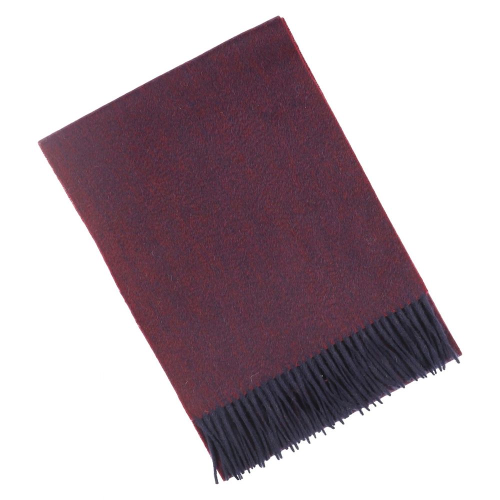 Burgundy cashmere winter scarf for women Paris (6)