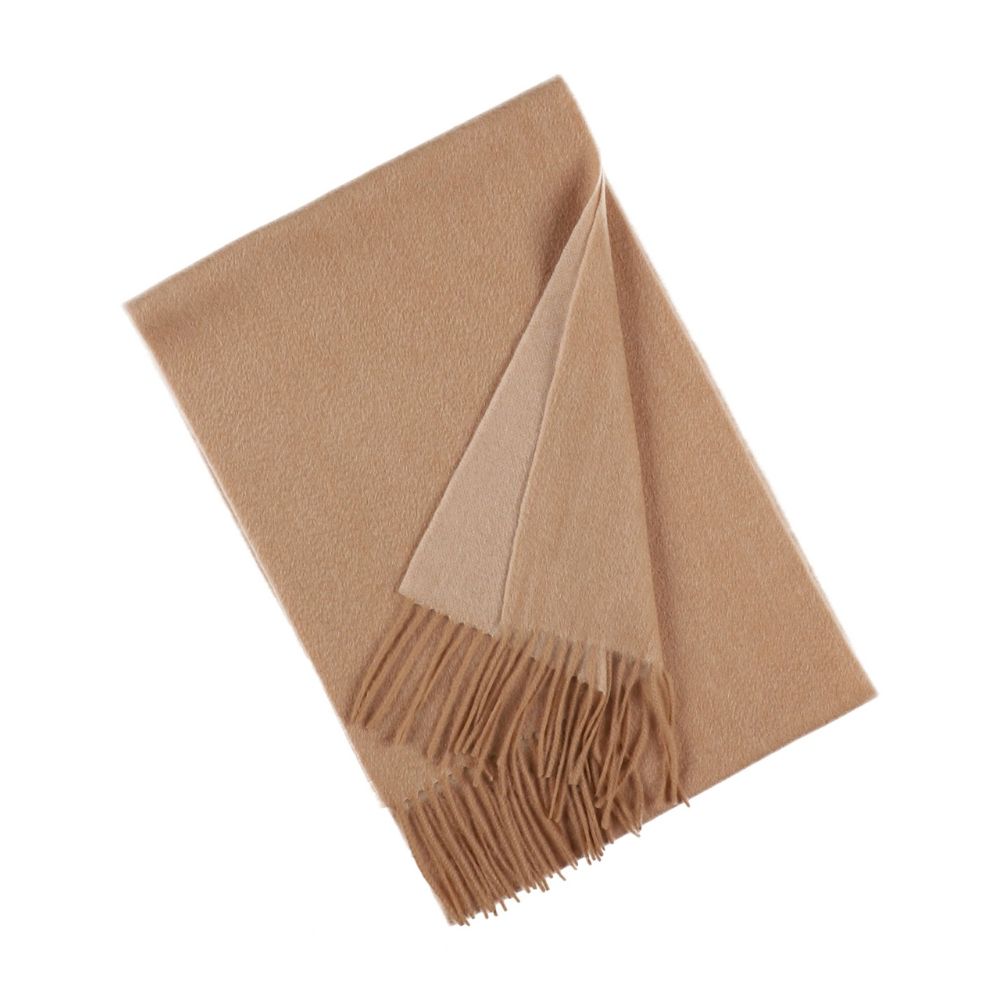 Light beige cashmere winter scarf for women Paris (3)
