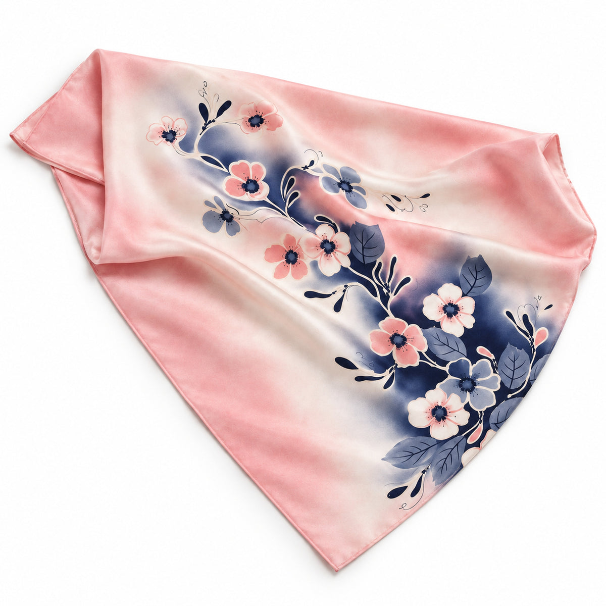 Pink Silk Scarf 90x90 (Test)