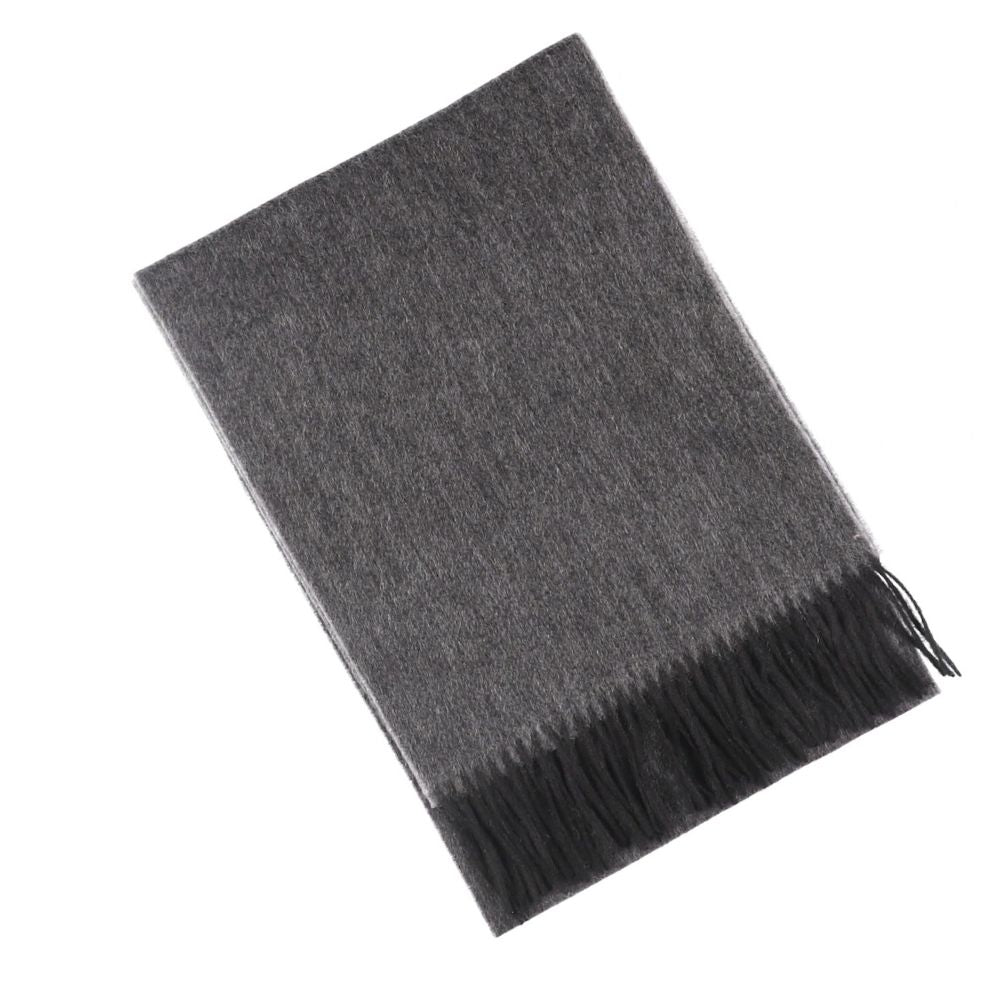 Black 100% cashmere scarf for women Paris (6)